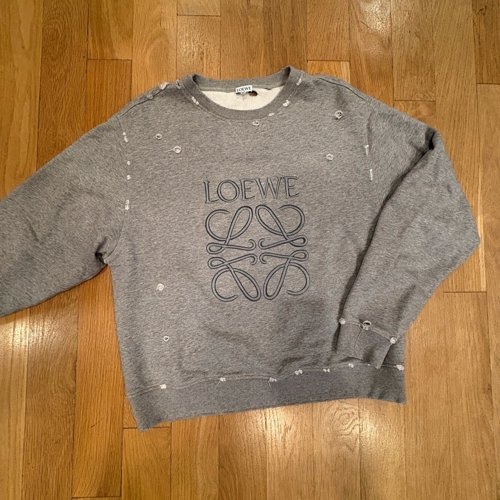Loewe Gray Women's Sweatshirt - Picture 2 of 4